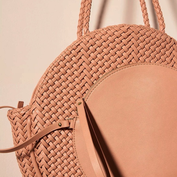 HTF Anthropologie Alison Woven Tote Bag - Picture 3 of 3